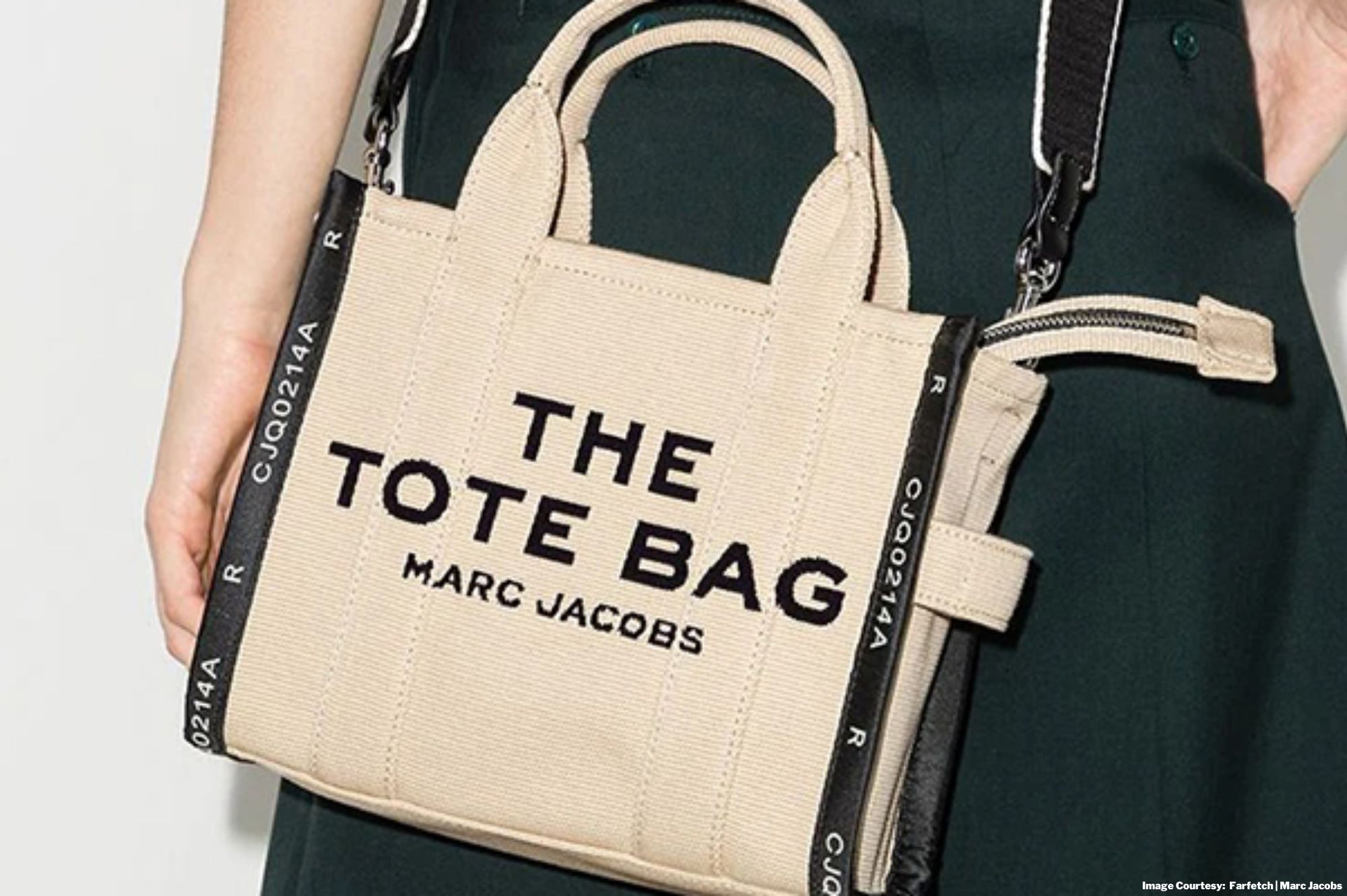 MARC JACOBS: The Book Bag in canvas - Black