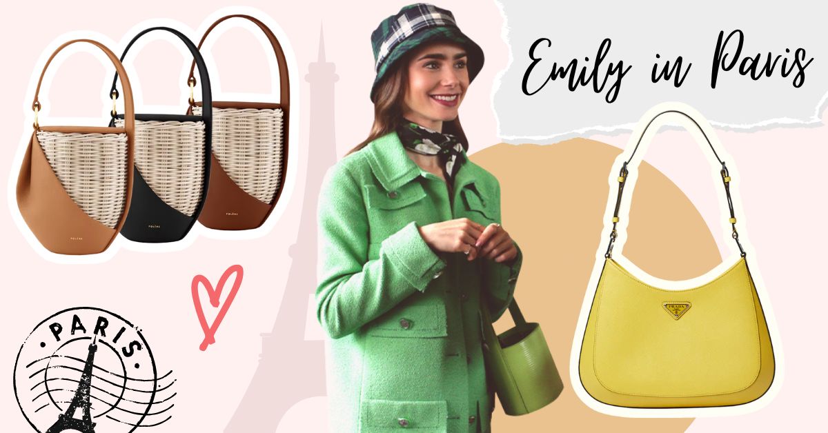 The exact bags Lily Collins wore in Emily In Paris