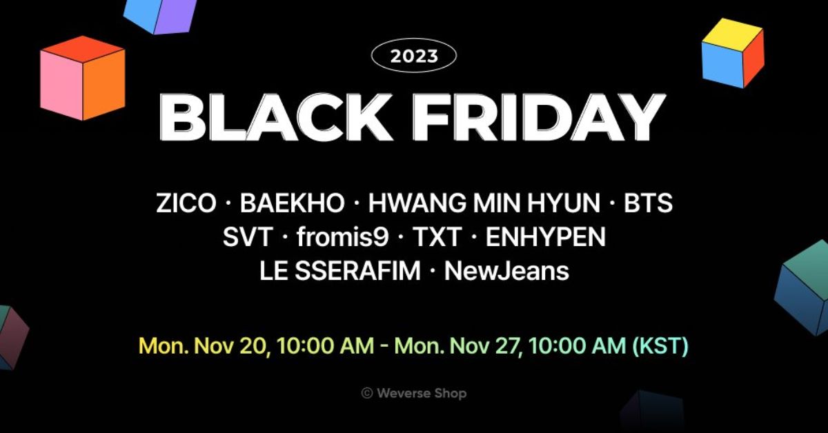 【Black Friday Sale】Buying KPop Merch? WeVerse Shop is Having a Black