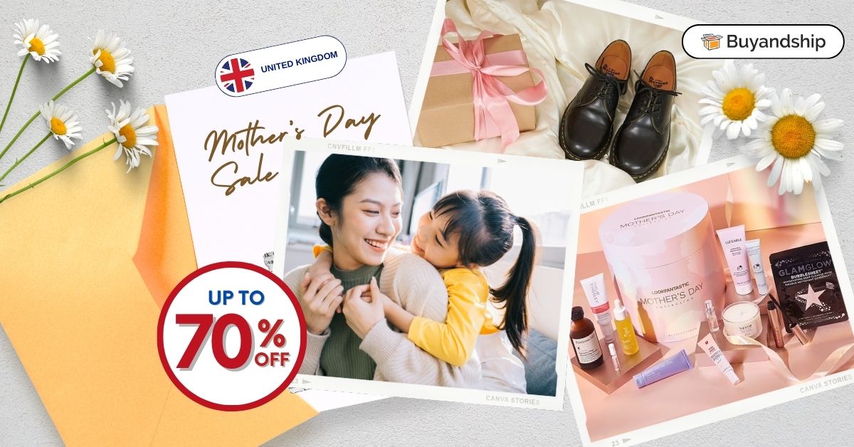 Exclusive Mother’s Day 2024 Deals Available in the UK! Buyandship