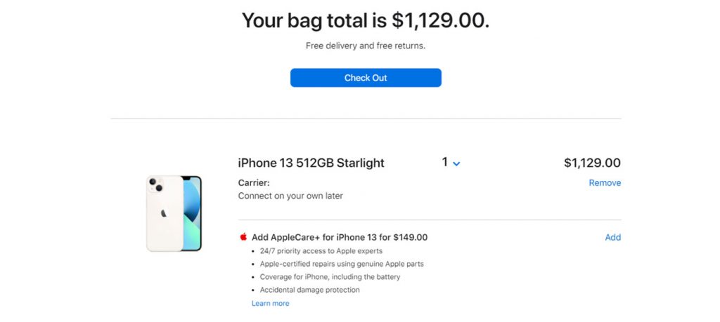 Apple US Shopping Tutorial 5: checkout