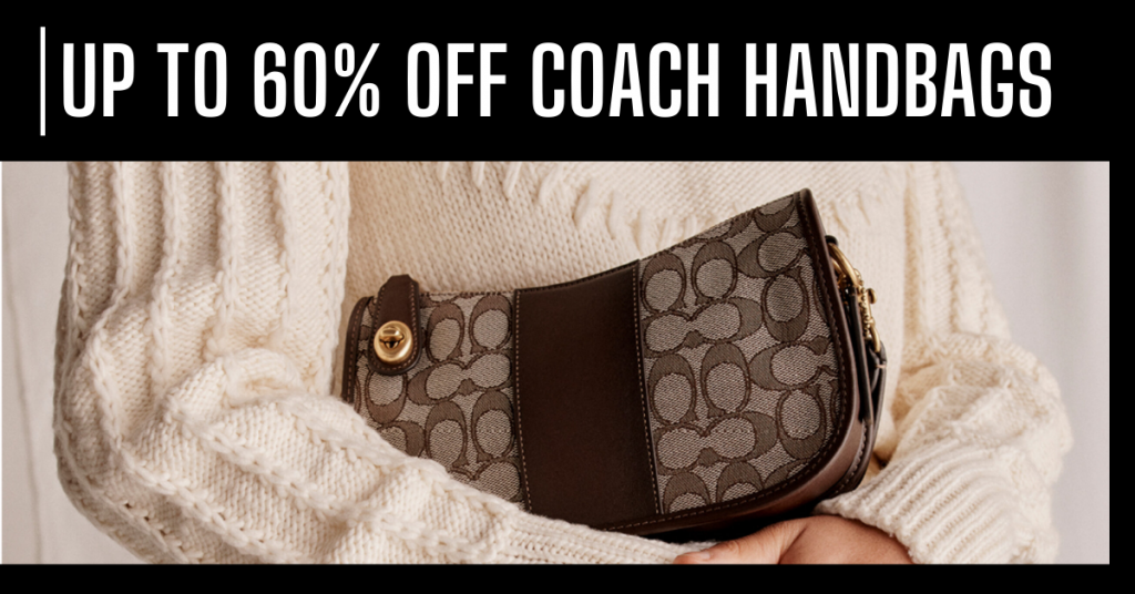 Up to 60% Discount OFF Coach Handbags From Jomashop!