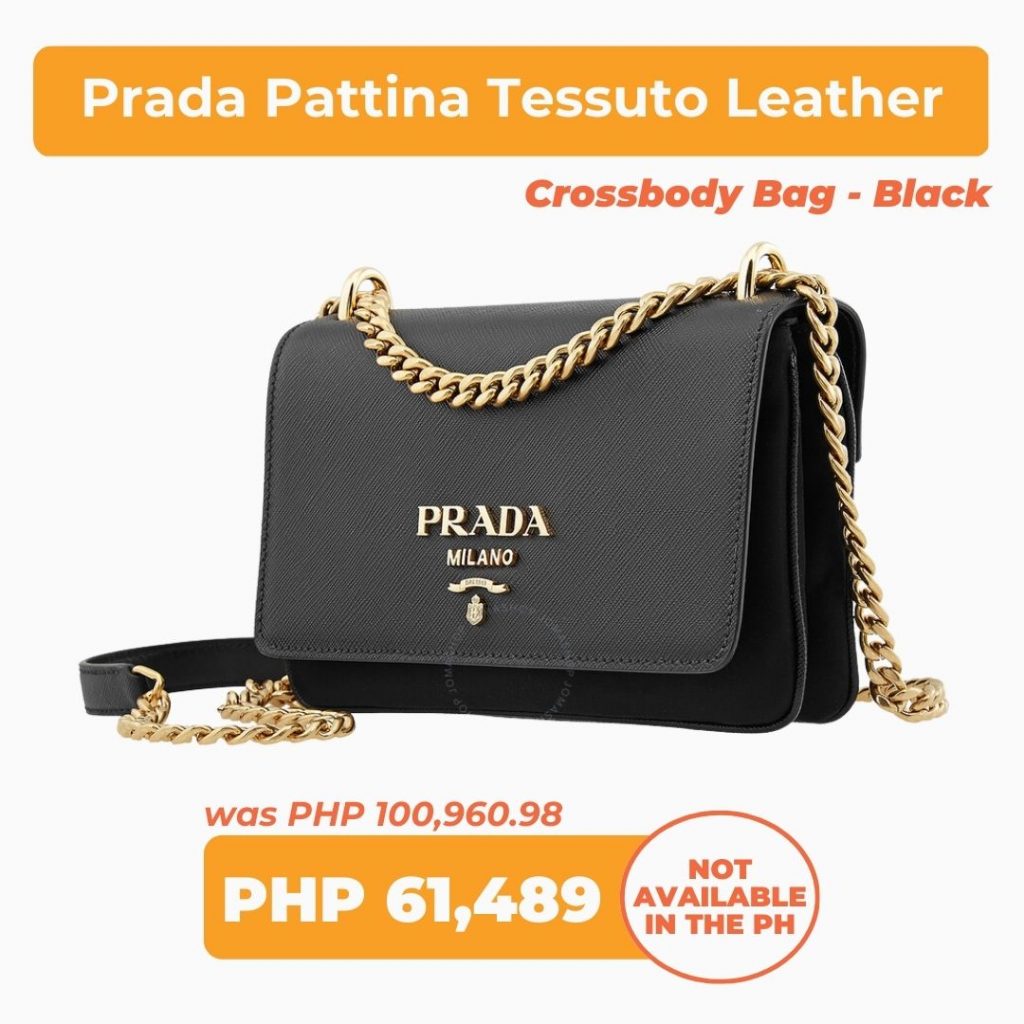 PRADA Pattina Tessuto+Saffiano Leather - Stop All Shopper