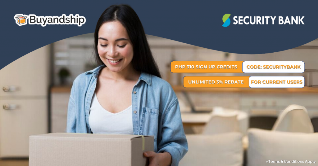 【Security Bank X Buyandship Exclusive Promo】Get PHP 310 Free Credits ...