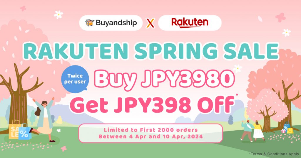 Rakuten Japan Spring Sale: Claim Your Exclusive Coupon and Save Up to JPY796!