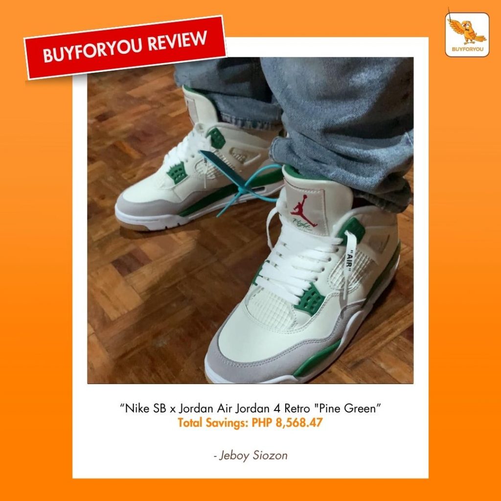 Best Buyforyou Review - Nike SB x Jordan Air Jordan 4 Retro "Pine Green"