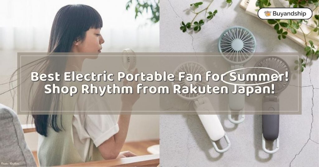 Ang Init: Best Electric Portable Fan for Summer! Shop Rhythm from Rakuten Japan! 