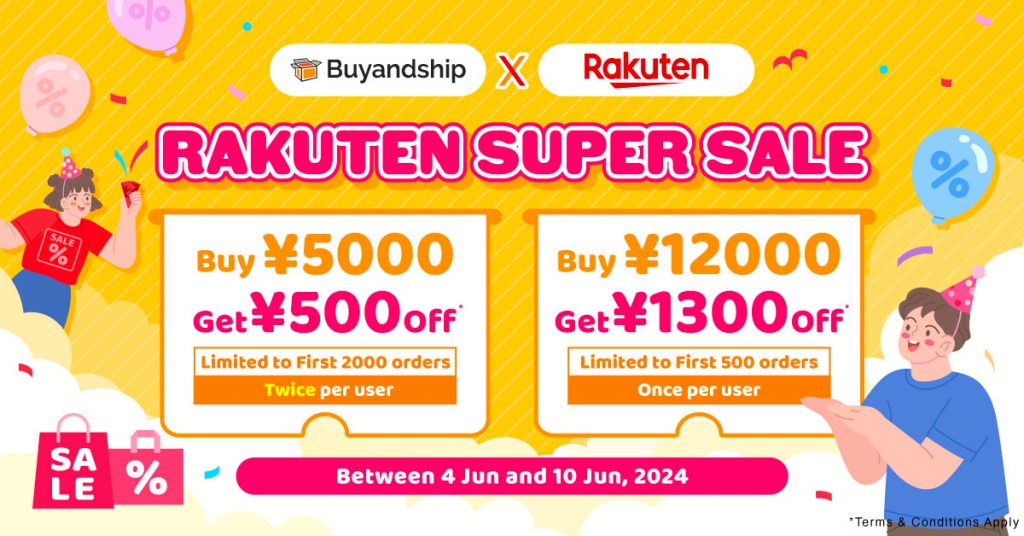 Save Big on Rakuten Japan's Super Sale With Up to JPY2,300 OFF Coupons!