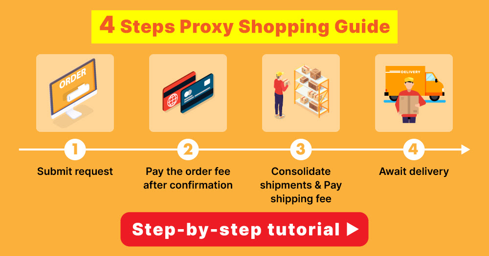 Buy&Ship's Proxy Shopping Service, Buyforyou, within 4 simple steps