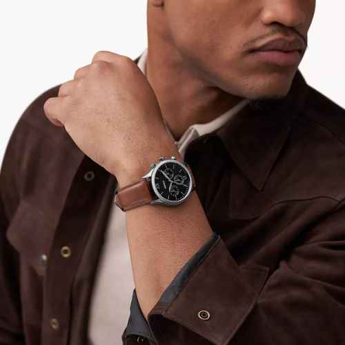 Fossil Fenmore Multifunction Brown Leather Watch
