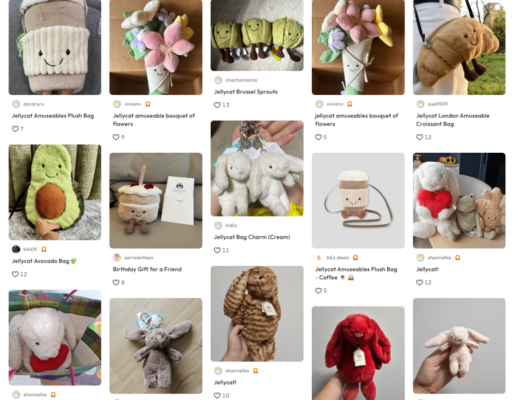 Top 4: jellycat