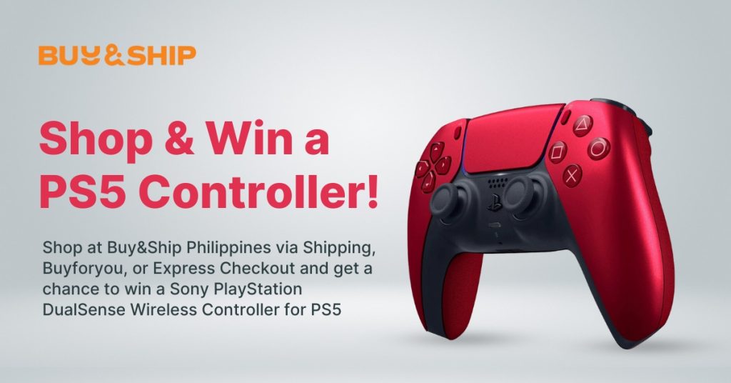 Shop & Win: Get a Chance to Take Home a Sony PS5 Controller with Buy&Ship Philippines!