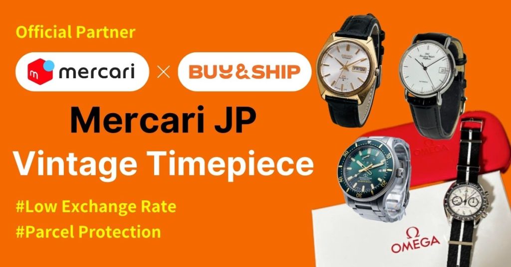 Mercari JP Vintage Watches: Get ROLEX, OMEGA, TUDOR & More Classic Timepieces!